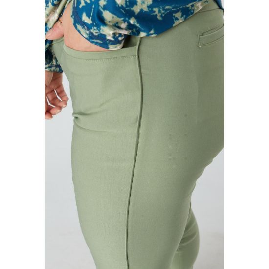 Picture of Swing Out Sister Danielle 7/8th Golf Trousers - Oli Green