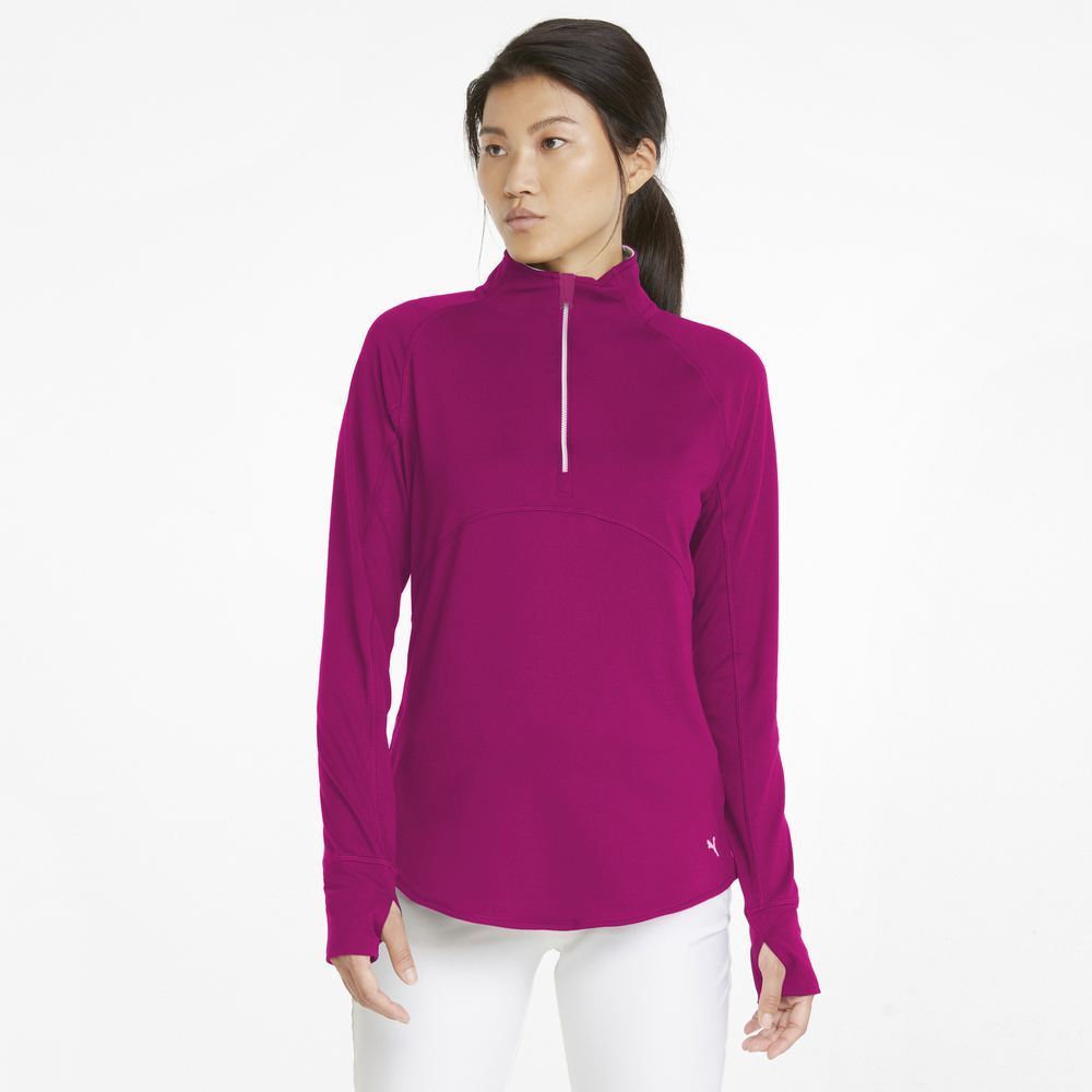 Puma Ladies Gamer 1/4 Zip Golf Midlayer