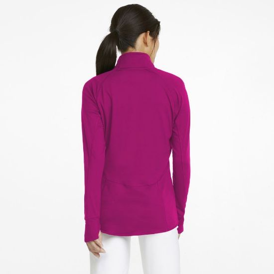 Picture of Puma Ladies Gamer 1/4 Zip Golf Midlayer