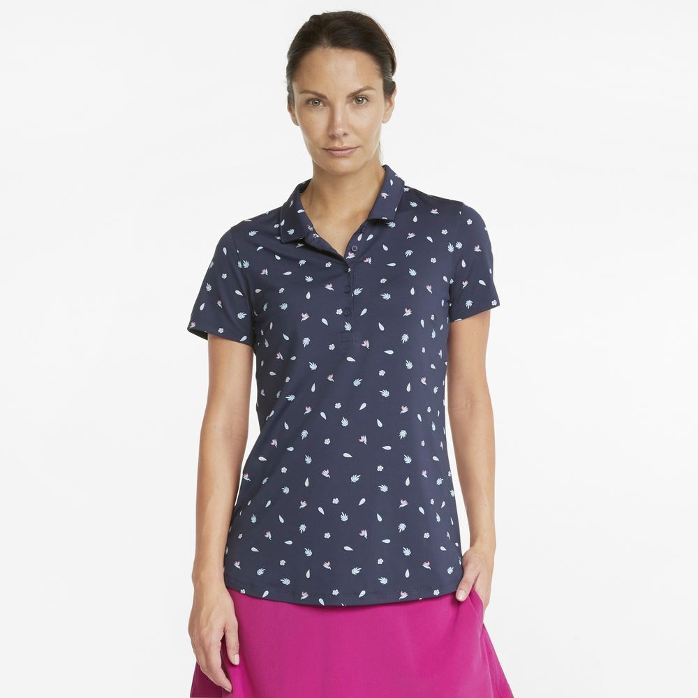 Puma Ladies MATTR Tropics Golf Polo Shirt