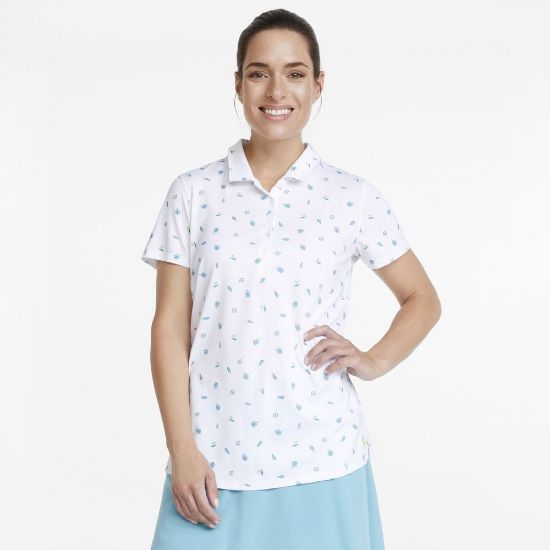 Picture of Puma Ladies MATTR Tropics Golf Polo Shirt