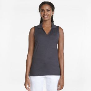Picture of Puma Ladies Cloudspun Coast Sleeveless Golf Polo Shirt