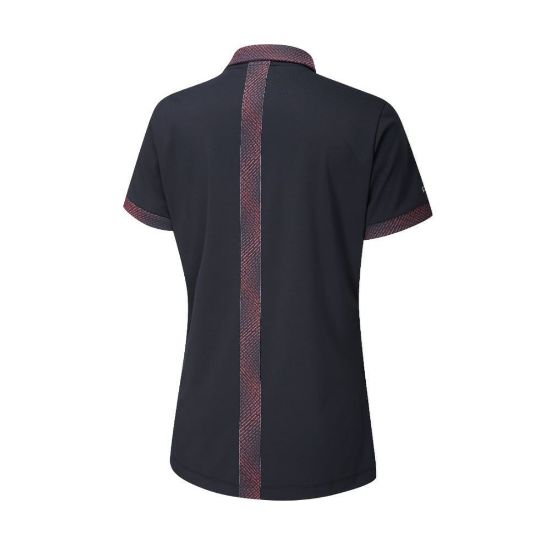 Picture of PING Ladies Etta Golf Polo Shirt - Navy