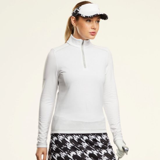 Picture of PING Sonya Ladies Golf Pullover - White