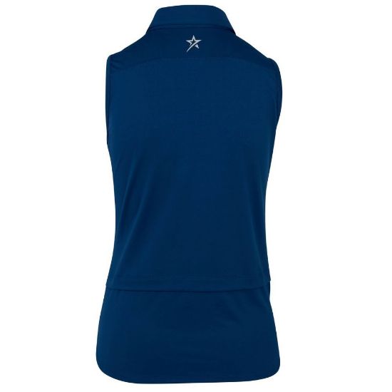 Picture of Swing Out Sister Amelie Sleeveless Golf Polo Shirt - Atlantic Blue