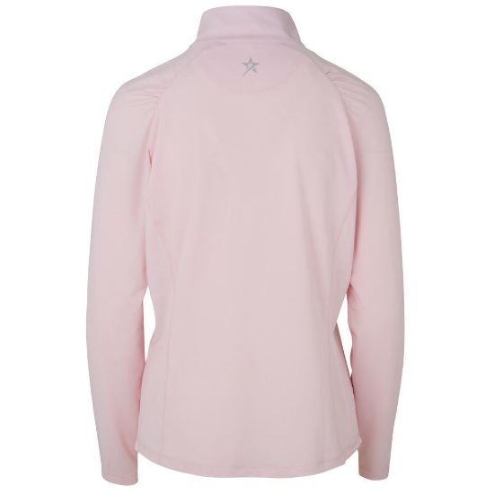 Picture of Swing Out Sister Celeste 1/4 Zip Golf Midlayer - Cherry Blossom