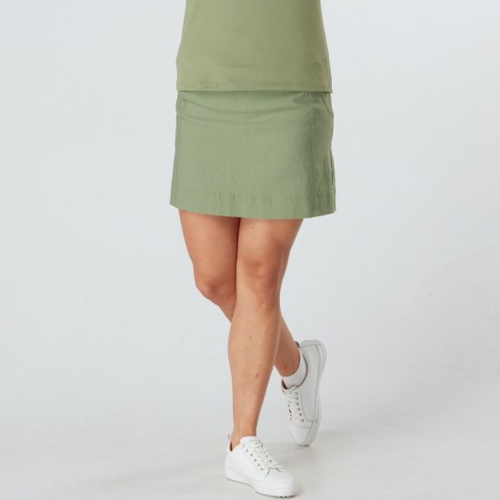 Picture of Swing Out Sister Stella Pull On Golf Skort - Oli Green