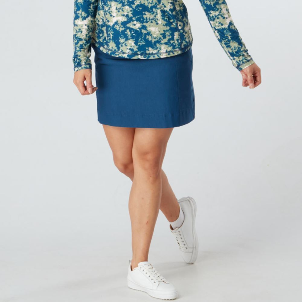 Swing Out Sister Stella Pull On Golf Skort - Atlantic Blue