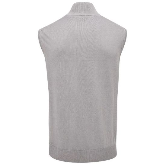 Picture of Oscar Jacobson Mens Bob Pin Knit  Sleeveless Sweater