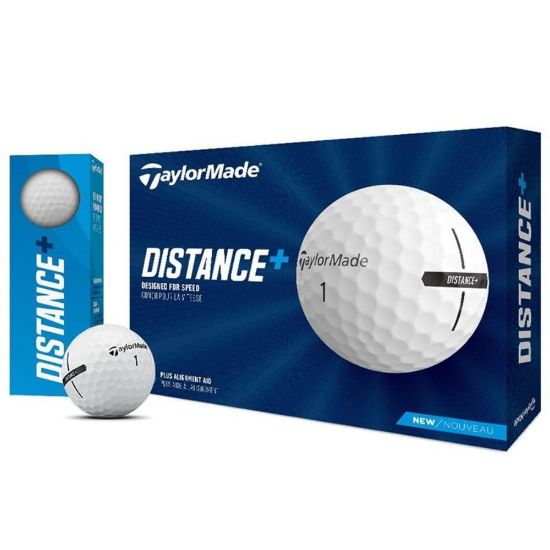 Picture of TaylorMade Distance+ Golf Balls - White