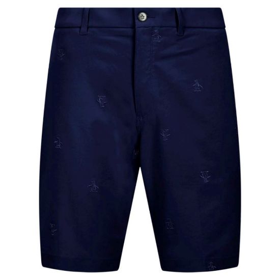 Picture of Original Penguin All Over  'Pete' Emoridered Golf  Shorts - Waist 32" & 36" Only
