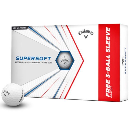 Picture of Callaway Supersoft Golf Balls - 15 Ball Pack